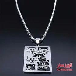 گردنبند گربه فانتزی کد 101183