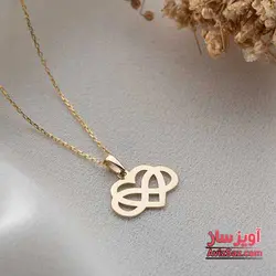 گردنبند قلب بی نهایت کد 101034