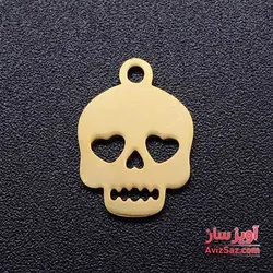 گردنبند اسکلت و قلب کد 100970