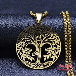 گردنبند نماد یوگا درخت زندگی کد 100565