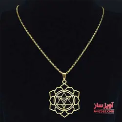 گردنبند نماد یوگا گل زندگی کد 100554