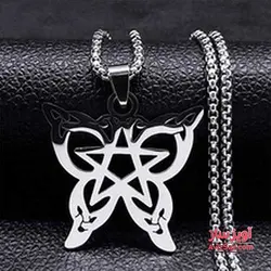 گردنبند نماد ستاره پنج پر کد 100534