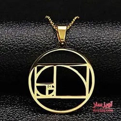 گردنبند فیبوناچی کد 100330