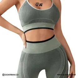 ست نیم تنه و لگ‌ تناسب اندام تنفسی زنانه وارداتی