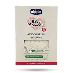 پودر ضد تعریق، قرمزی و تسکین دهنده پوست نوزاد حاوی نشاسته برنج چیکو chicco بسته 250 گرمی