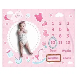 پارچه عکاسی ماهگرد نوزاد الپی کیدز LP kids سایز 120×150 سانتی متر