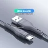 کابل بافته شده USB-A به تایپ سی Dux Ducis DUZZONA A8