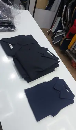 پیراهن مرادنه سرمه ای دکمه مخفی دوشین پارچه هندی ارسال رایگان m l xl xxl xxxl
