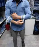 کلکشن عیدانه پیرهن لی زاپدار ساده در رنگهای ذغالی آبی