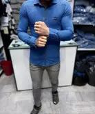 کلکشن عیدانه پیرهن لی زاپدار ساده در رنگهای ذغالی آبی