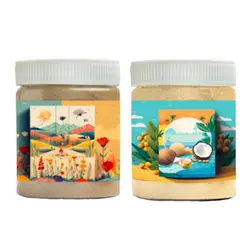 قوتو چهل گیاه و قوتو نخود نارگیلی ۲ بسته ۲۵۰ گرم