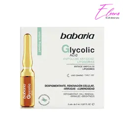 ویال ضد چروک باباریا لایه بردار Babaria Glycolic Acid &bull; الینو