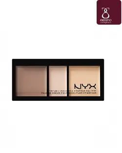 پالت هایلایتر و کانتور نیکس مدل Cream Highlight And Contour Palette &bull; الینو
