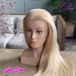 کله مانکن نیم تنه 100% طبیعی بلوند مناسب رنگ کردن، دکلره و مش با ضمانت • الینو