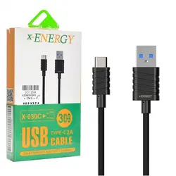کابل فست شارژ Type-C پاوربانکی مدل X-030C برند X-Energy
