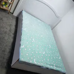 پتو مسافرتی تک نفره طرح شب نما برجسته