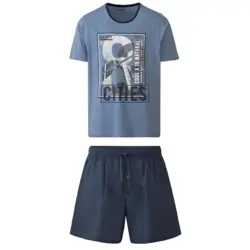 ست تی شرت و شلوارک مردانه لیورجی مدل 4054599025575