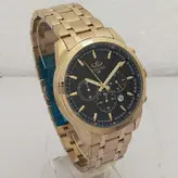 الگانس مردانه ساعت بندفلزی ELEGANCE وی آی پی VIP کرنوگراف سه موتور رنگ ثابت ارسال رایگان طلایی مشکی ضدآب تاریخ شمار