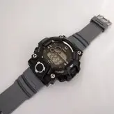 ارسال رایگان ساعت مچی دیجیتال طوسی مشکی اسپرت ضدآب کرنومتر دار چراغدار تایمر هدیه ویژه Sport تاریخ شمار