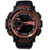 ساعت اسپرت نارنجی دیجیتال پسرانه ضدآب جی شاک چراغدار کرنومتر آلارم زنگ هشدار چراغ دار ارسال رایگان تاریخ شمار Sport