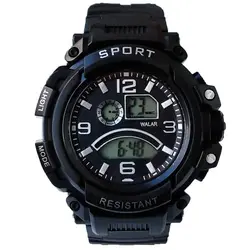 ارسال رایگان WALAR ساعت مشکی اسپرت ضد ضربه چراغ دار کرنومتر والار Sport ضدآب کادوی تولد هدیه خاص فروش عمده