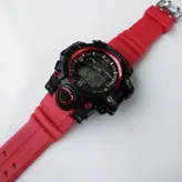 ارسال رایگان ساعت مچی دیجیتال قرمز مشکی اسپرت ضدآب کرنومتر دار چراغدار تایمر باکیفیت Sport تاریخ شمار
