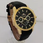 ساعت مردانه الگانس طرح سه موتور تک موتور فعال تاریخ شمار ضدآب موتور ژاپن