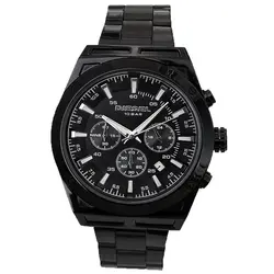 ساعت مچی عقربه‌ای مردانه دیزل مدل بندفلزی تاریخ شمار سه موتور فعال کرنوگراف ضدآب کد 02