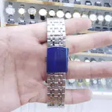 ساعت مردانه تقویم دار بند فلزی رنگ نقره ای رنگ ثابت ضد اب