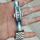 ساعت رولکس مردانه 3موتور فعال استیل تقویم دار ضدآب رنگ ثابت قفل مخفی قفل پروانه ای ارسال رایگان همراه با جعبه رایگان