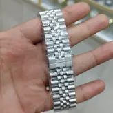 ساعت رولکس مردانه 3موتور فعال استیل تقویم دار ضدآب رنگ ثابت قفل مخفی قفل پروانه ای ارسال رایگان همراه با جعبه رایگان