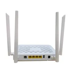 مودم ONT فیبرنوری هوپر شامل 4 پورت 1G و یک پورت تلفن و WiFi نسل 5 دوال باند چهار آنتنه مدل HOUP-90120H5 - فروشگاه تخصصی تجهیزات دیتاسنتر