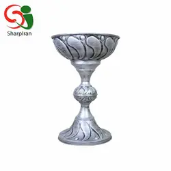 جام پایه دار پتینه مدل اشکی رنگ نقره ای - فروشگاه اینترنتی شارپ ایران | فروشگاه تخصصی تجهیزات فروشگاهی