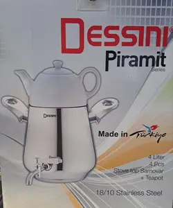 کتری قوری شیردار دسینی مدل Piramit