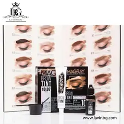 کیت رنگ ابرو ماگرای شماره 8/3 بلوند طلایی روشن حجم 30 میل - Magray