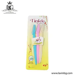 تیغ اصلاح ابرو تینکه مدل کارتی بسته 3 عددی - TINEKE