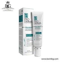 ژل محرک رشد موی سر و ابرو پرودرما مدل Follivest حجم 20 میل _ ProDerma