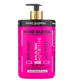 ماسک موهای فر نانوگلوبال ۱۰۰۰ میل Nanoglobal curly hair mask 1000 ml