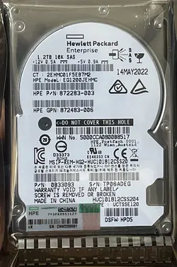 هارد  سرور HP 1.2TB SAS 12G 10K SFF HDD