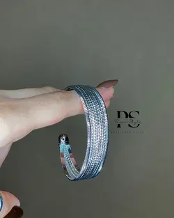 بنگل آبکاری نقره کد ۰۰۰۰۸ | pasinStyle