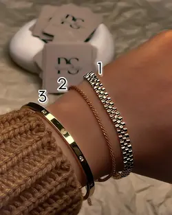 ترکیب دستبند گلد کد۰۰۰۱۴ | pasinStyle