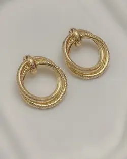 گوشواره حلقه ای بزرگ ۰۰۰۴۶ | pasinStyle