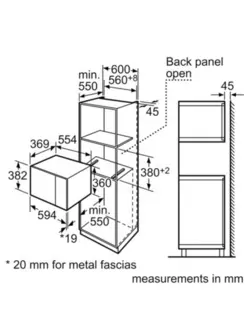 ماکروویو توکار BEL634GS1I