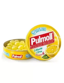 آبنبات پولمول Pulmoll با طعم لیمو وزن 45 گرم