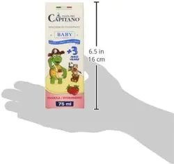 خمیردندان کودک پاستا دل کاپیتانو با طعم توت فرنگی 75 میل