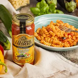 سس ماکارونی سبزیجات فیلیپو بریو Filippo Berio وزن 340 گرم