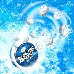 قرص خوشبوکننده دهان آیس بریکرز Ice Breakers با طعم نعناع