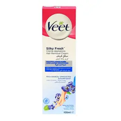 کرم موبر بدن پوست های حساس ویت Veet Silky Fresh حجم 100 میلی لیتر