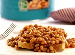 کنسرو لوبیا هاینز با طعم باربیکیو HEINZ وزن 415 گرم