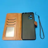 کیف کلاسوری چرمی مگنتی جا کارتی دار مناسب برای گوشی موبایل شیائومی Poco x4gt